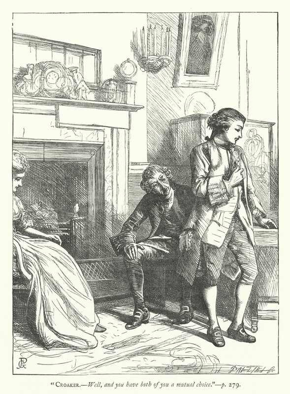 Illustration für Der Gutmütige Mann von George John Pinwell
