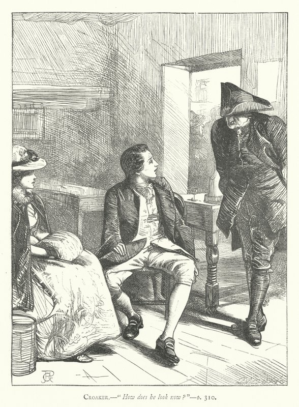 Illustration für Der gutmütige Mann (Gravur) von George John Pinwell