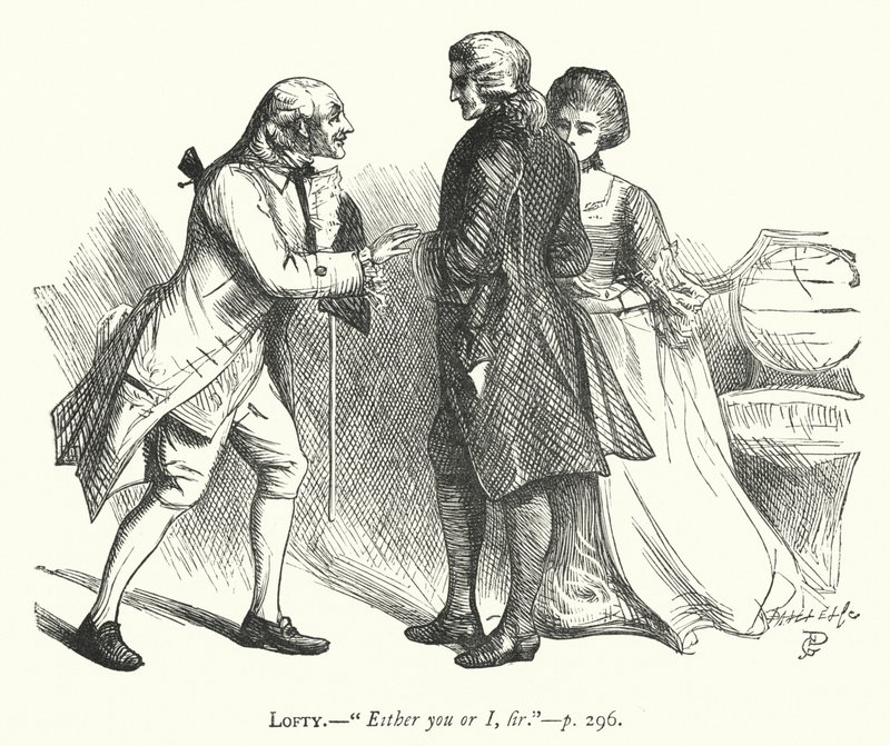 Illustration für Der gutmütige Mann (Gravur) von George John Pinwell