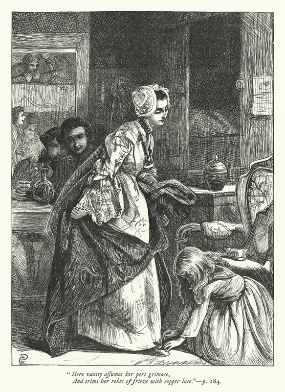 Illustration für Der Reisende (Gravur) von George John Pinwell