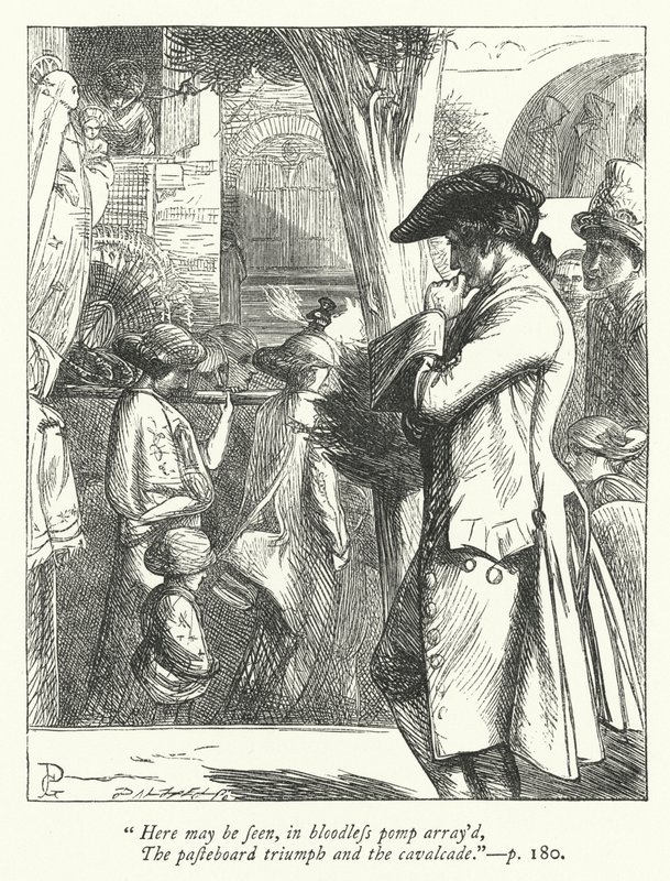 Illustration für Der Reisende (Gravur) von George John Pinwell