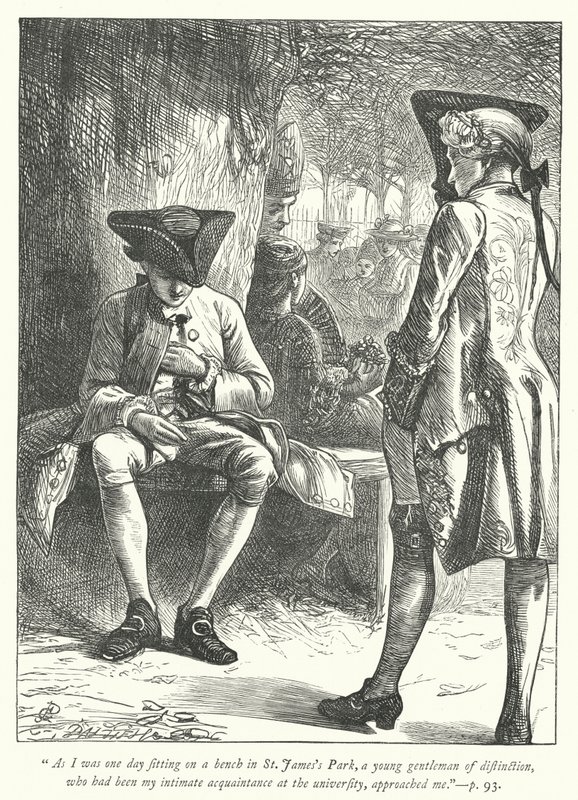 Illustration für Der Pfarrer von Wakefield (Gravur) von George John Pinwell