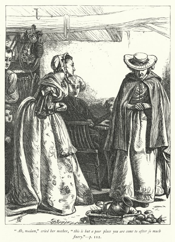Illustration für Der Pfarrer von Wakefield (Gravur) von George John Pinwell