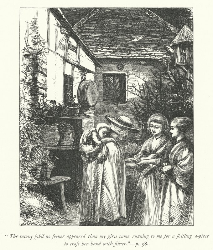 Illustration für Der Pfarrer von Wakefield (Gravur) von George John Pinwell