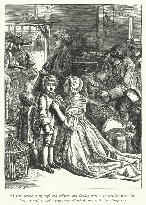 Illustration für Der Pfarrer von Wakefield (Gravur) von George John Pinwell