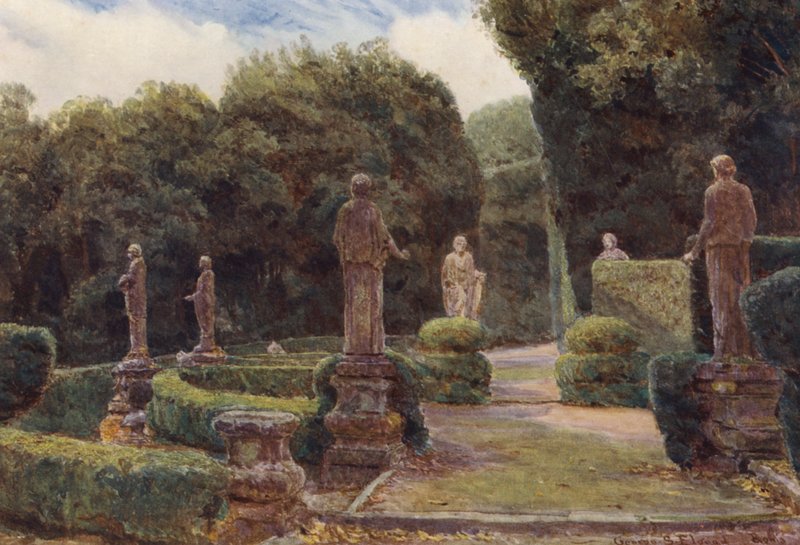 Italienische Gärten: Villa Colonna von George Samuel Elgood