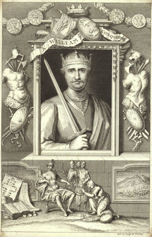 Porträt von Wilhelm dem Eroberer von George Vertue