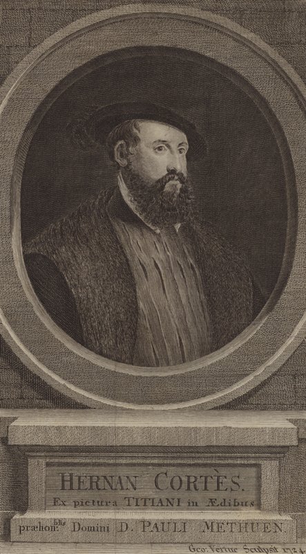 Hernan Cortes, spanischer Konquistador von George after Vertue