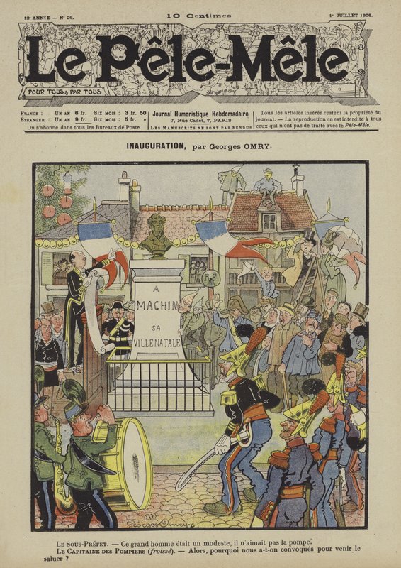 Einweihung. Illustration für Le Pele-Mele von Georges Antonin Henri Mory