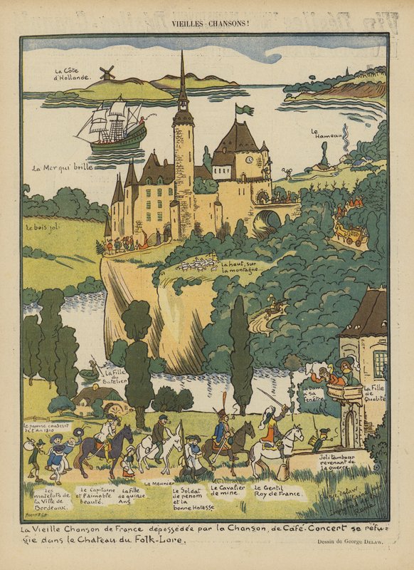 Illustration für Le Rire von Georges Delaw