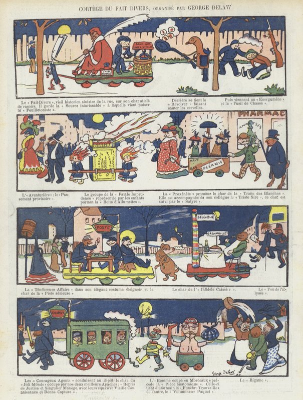 Illustration für Le Rire von Georges Delaw