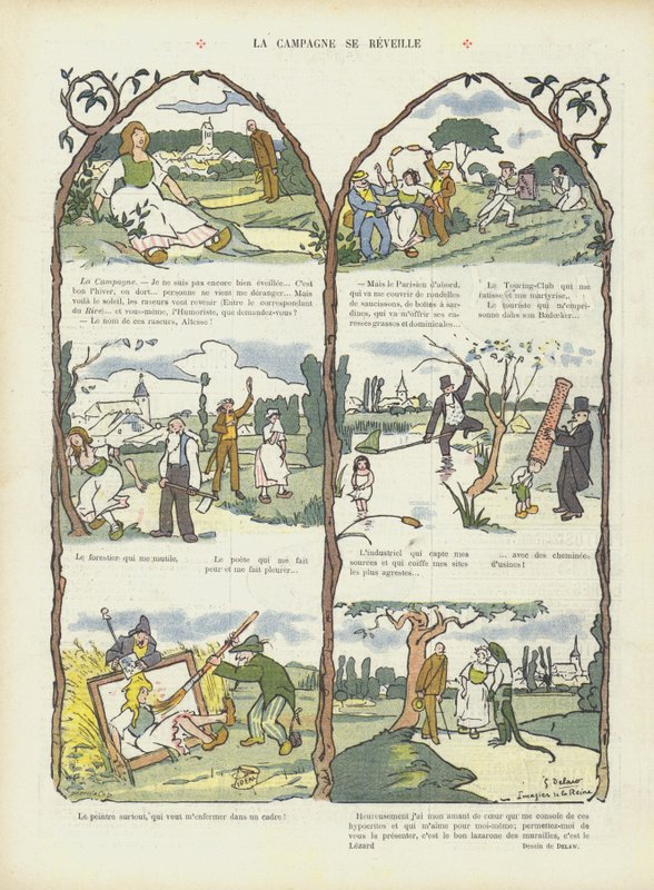 Illustration für Le Rire von Georges Delaw
