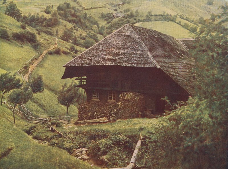 Traditionelles Schwarzwald-Bauernhaus, Deutschland von German Photographer
