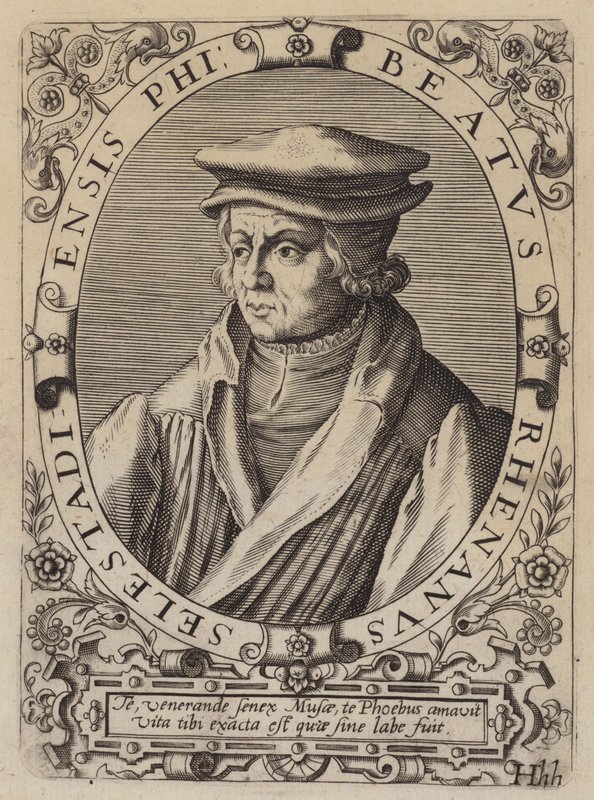 Beatus Rhenanus, deutscher Humanist, Gelehrter und religiöser Reformer von German School
