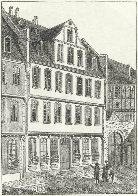 Geburtsort des deutschen Schriftstellers und Staatsmanns Johann Wolfgang von Goethe, Frankfurt, Deutschland von German School