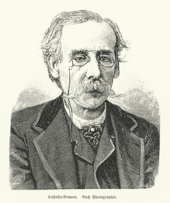 Camilo Castelo Branco, portugiesischer Romanautor und Dramatiker von German School