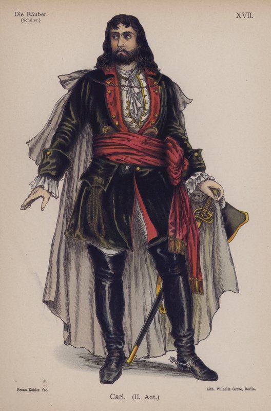 Carl, aus Die Räuber von Friedrich Schiller von German School