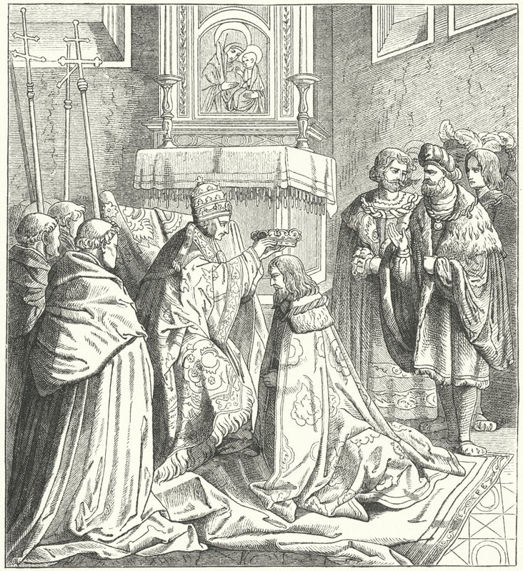 Krönung des Heiligen Römischen Kaisers Friedrich III. von German School