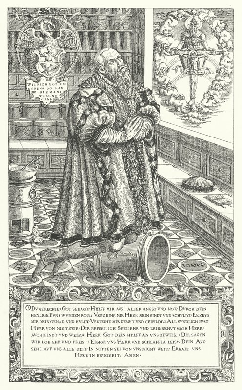 Cyriacus Schnaus, Apotheker im 16. Jahrhundert in Nürnberg von German School