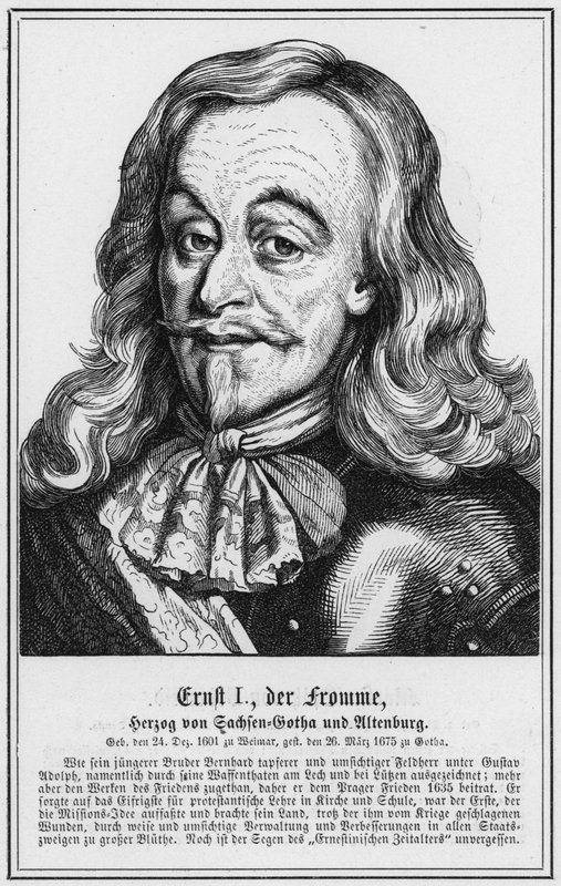 Ernst I., der Fromme, Herzog von Sachsen-Gotha und Altenburg von German School