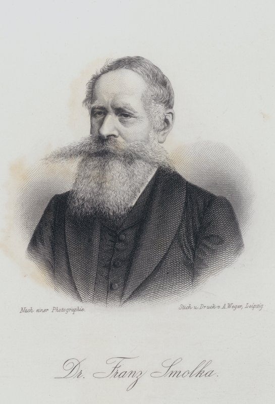 Franciszek Smolka, polnischer Politiker unter österreichisch-ungarischer Herrschaft (Gravur) von German School
