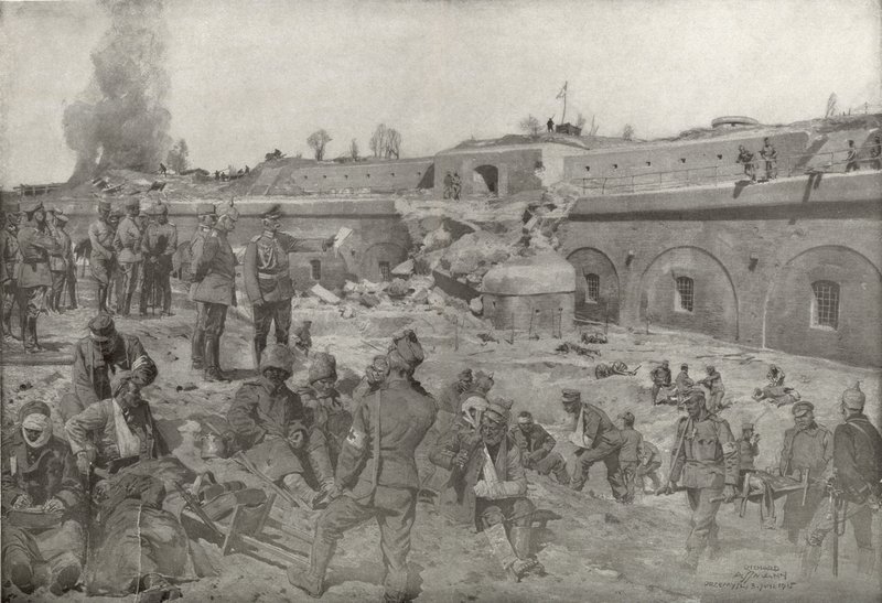 General-Feldmarschall von Mackensen besucht das Augenfort von Przemysl von German School