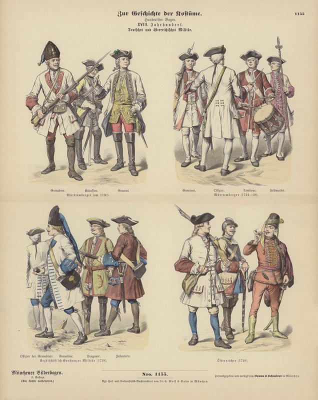 Deutsche und österreichische Militäruniformen von German School