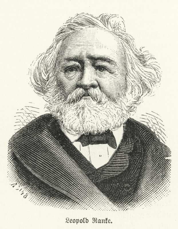 Leopold von Ranke, deutscher Historiker (Lithografie) von German School
