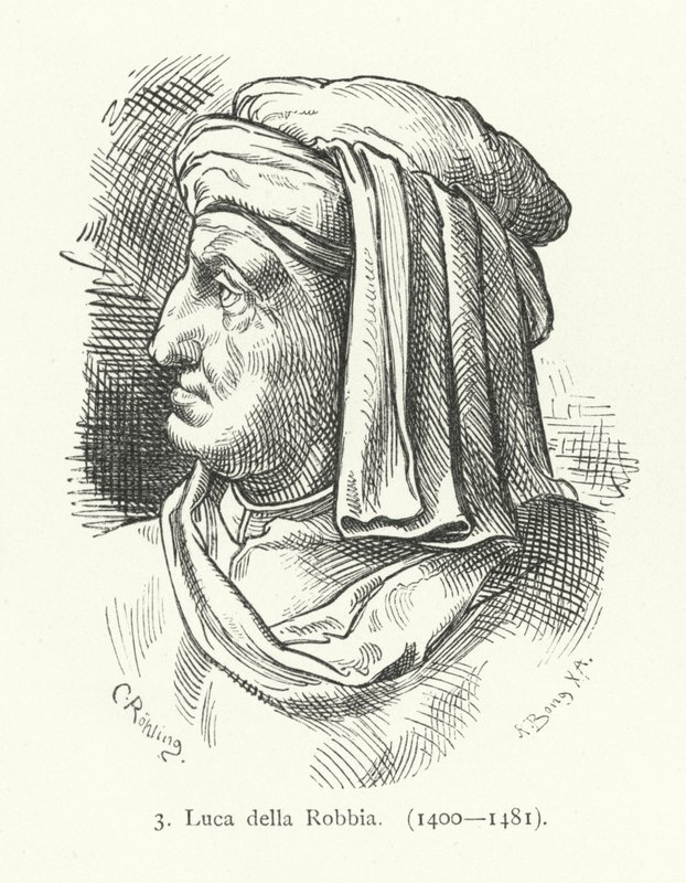 Luca della Robbia, italienischer Renaissance-Bildhauer von German School