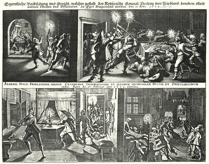 Mord an Albrecht von Wallenstein und seinen Anhängern von German School