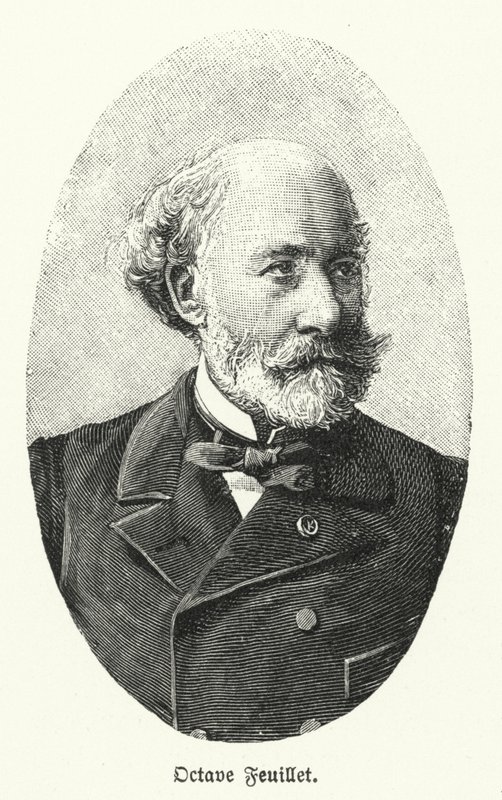 Octave Feuillet, französischer Romanautor und Dramatiker (Lithografie) von German School