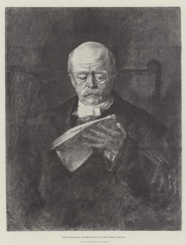 Fürst Bismarck, Ex-Kanzler des Deutschen Reiches (Stich) von German School