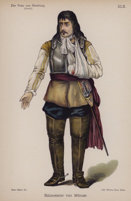 Rittmeister von Moerner, aus Der Prinz von Homburg von Heinrich von Kleist von German School