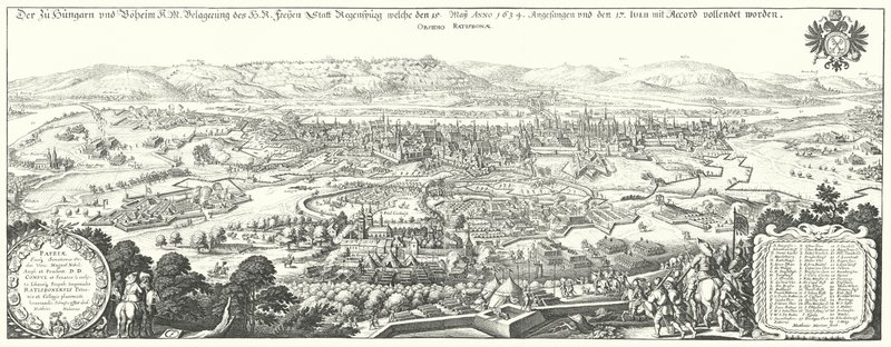 Belagerung von Regensburg von German School