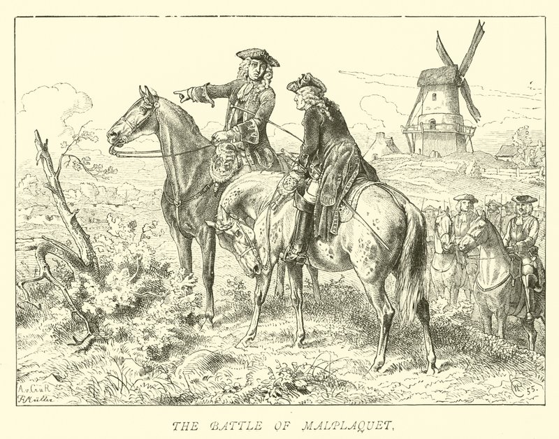 Die Schlacht von Malplaquet von German School