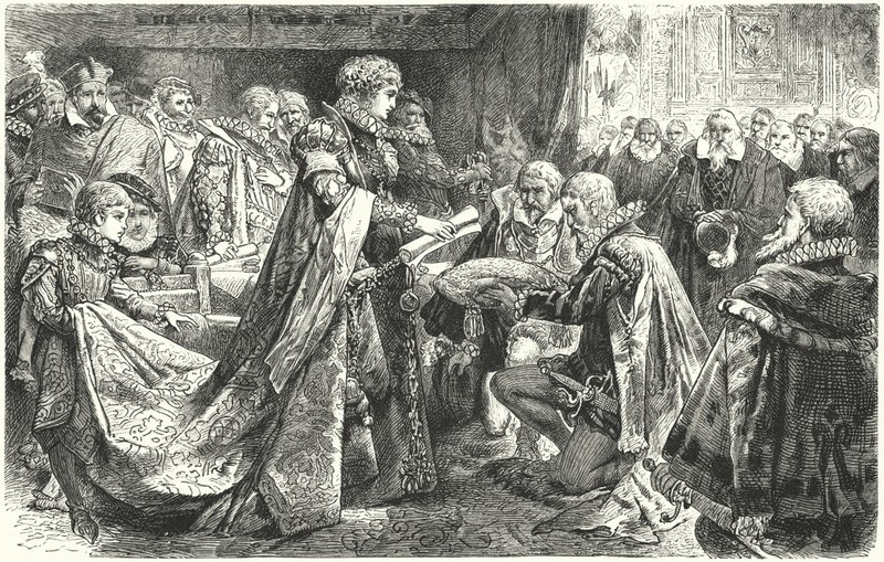 Der niederländische Adel vor Margarete von Parma, Gouverneurin der Spanischen Niederlande, 1559 von German School