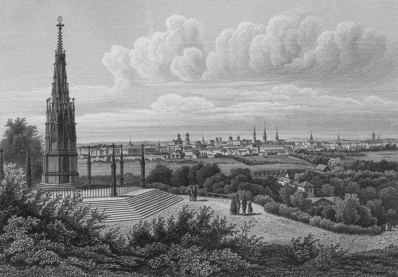 Blick auf Berlin vom Kreuzberg von German School