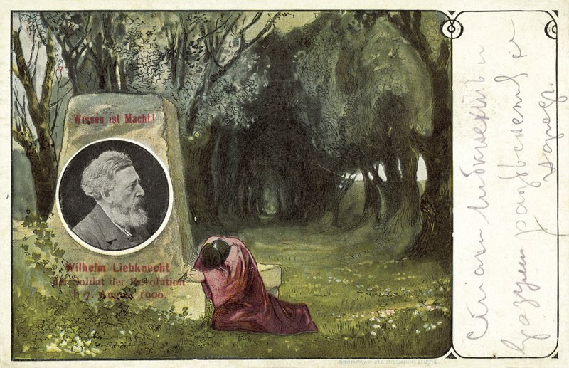Wilhelm Liebknecht, deutscher sozialdemokratischer Politiker von German School
