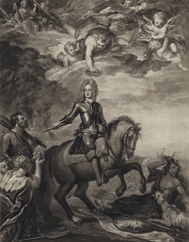 John Churchill, Herzog von Marlborough von Godfrey (after) Kneller