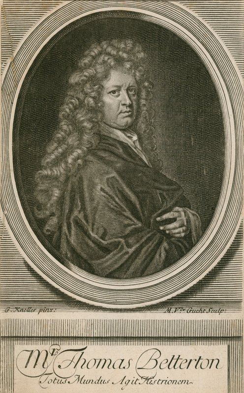 Mr Thomas Betterton, Schauspieler von Godfrey Kneller