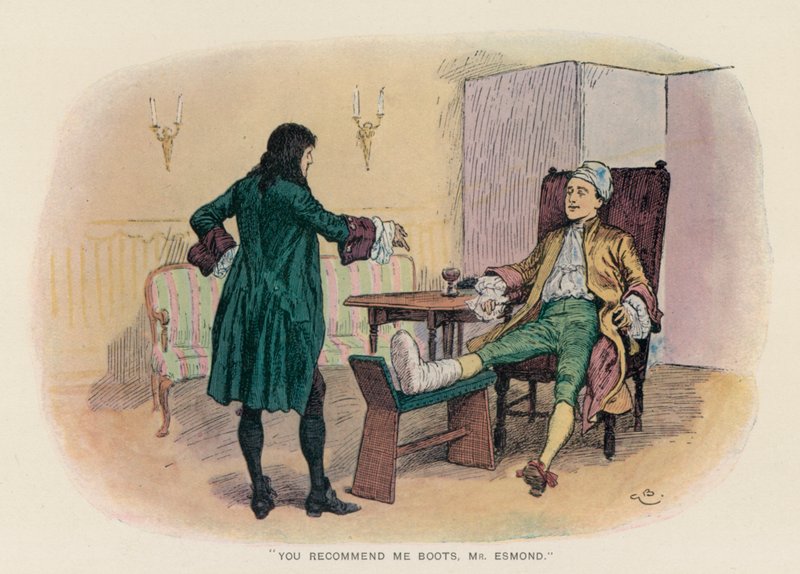 Illustration für Die Geschichte von Henry Esmond von Thackeray von Gordon Frederick (after) Browne