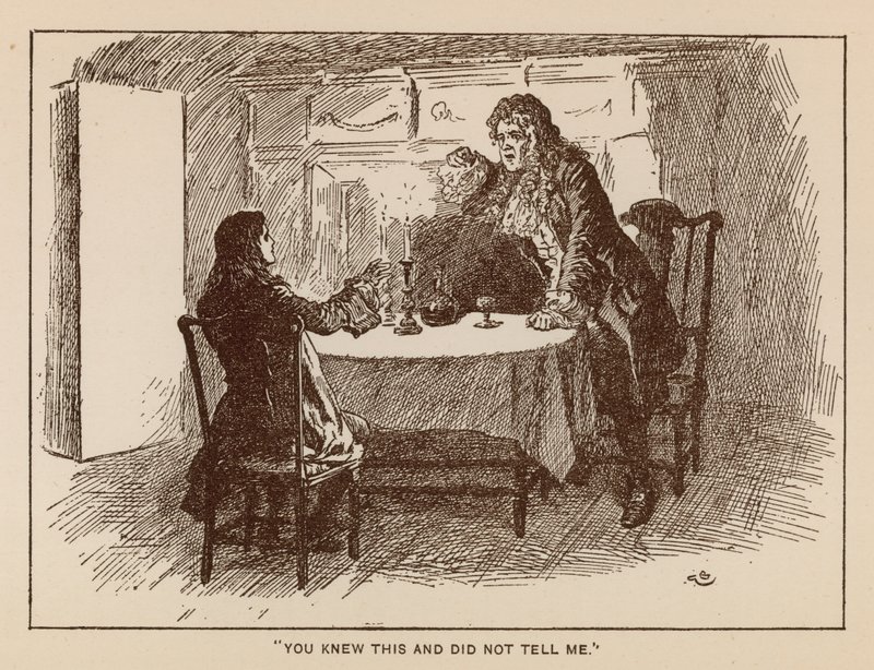 Illustration für Die Geschichte von Henry Esmond von Thackeray von Gordon Frederick (after) Browne