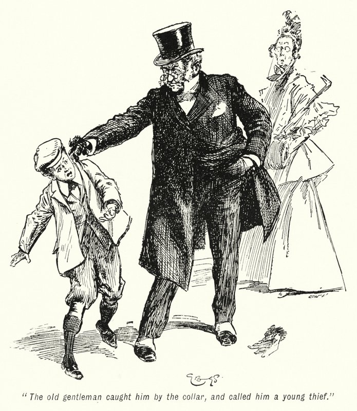 Illustration für Die Geschichte der Schatzsucher von E. Nesbit von Gordon Frederick Browne