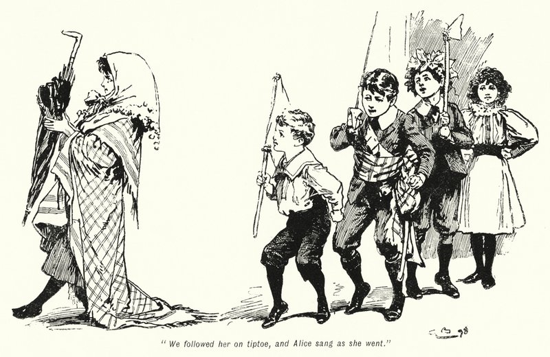 Illustration für Die Geschichte der Schatzsucher von E. Nesbit (Lithografie) von Gordon Frederick Browne