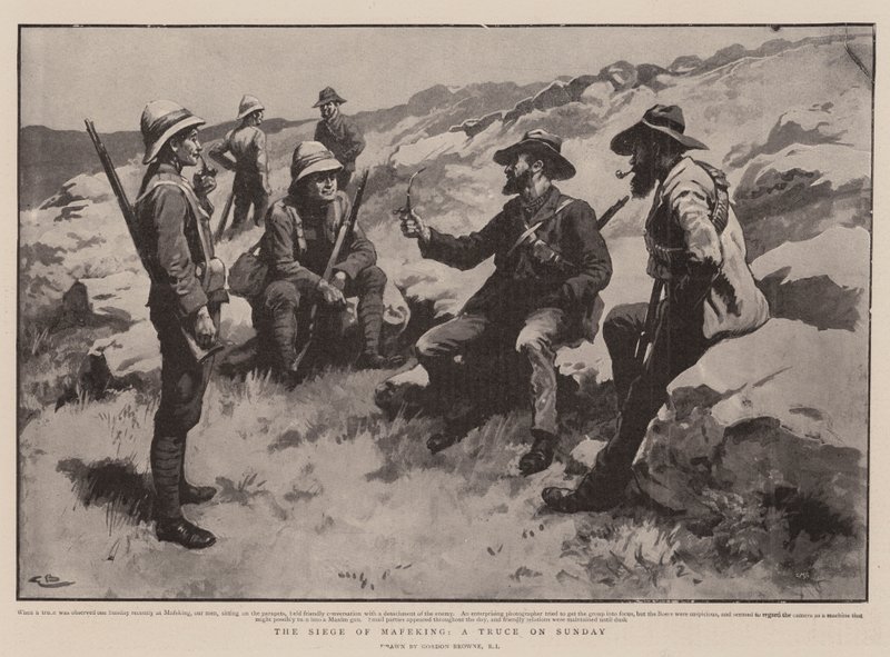 Die Belagerung von Mafeking, ein Waffenstillstand am Sonntag von Gordon Frederick Browne
