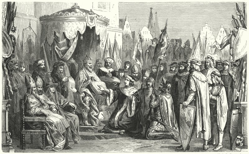 Investitur von Friedrich I. als Markgraf von Brandenburg von Gustav Bartsch
