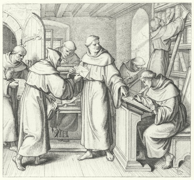 Martin Luther, Vikar von Sachsen und Thüringen (Stich) von Gustav Ferdinand Leopold Konig