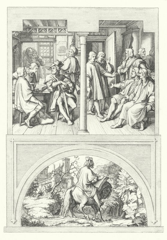 Szenen aus dem Leben von Martin Luther (Stich) von Gustav Ferdinand Leopold Konig