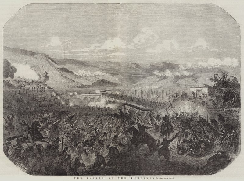 Die Schlacht von Tschernaja von Gustave Dore