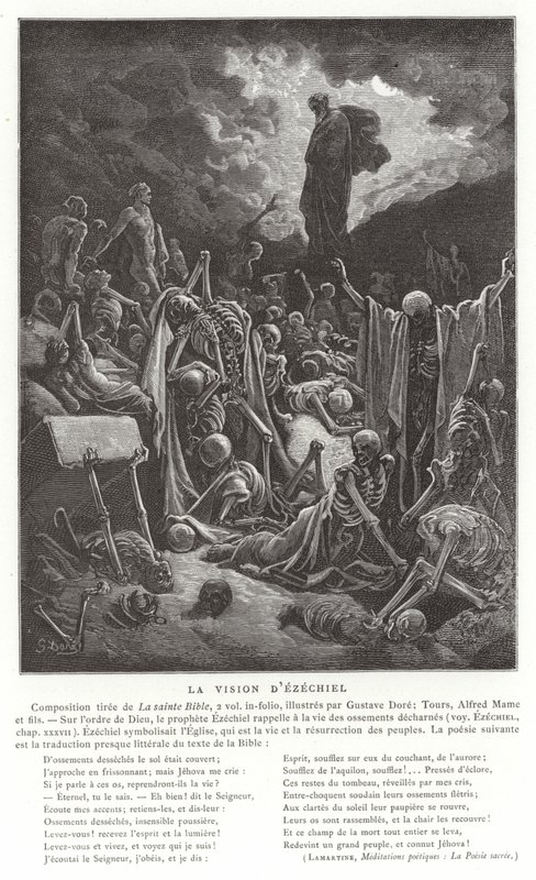 Die Vision von Ezechiel von Gustave Dore